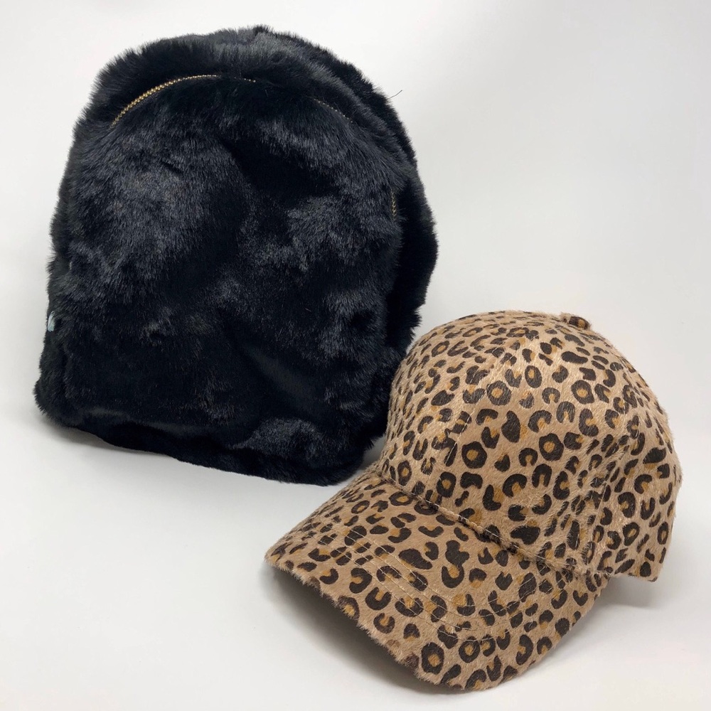 C.C. Women’s Faux Fur Fuzzy Backpack